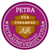 Petra University USA 로고입니다.